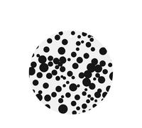 Lot de 10 ou 24 cartes parfumées rondes à gros pois noirs et blancs, désodorisant à suspendre pour voiture, décoration d'intérieur, lavande