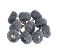 Lot de 10 ou 8 mini-brosses abrasives en nylon avec tige 3 mm for outils rotatifs wanglan(25mm 10pc black,2.35mm shank)