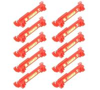 Lot de 10 outils de construction à bulles Horizontal pour le nivellement de l'interrogation des bâtiments Trades Outil de mesure de maçonnerie
