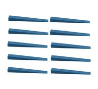 Lot de 10 outils de fixation de sourdines en caoutchouc Yootones compatibles avec le kit d'entretien d'accordage de piano (bleu)
