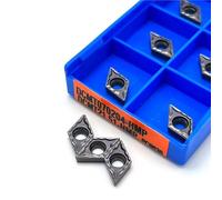 Lot De 10 Outils De Fraisage À Broches DCMT070204 DCMT11T304 HMP PC9030 NC3020, Outil De Coupe En Carbure DCMT 070204, Plaquette De Tournage Plaquettes de Carbure CNC(DCMT070204 PC9030)