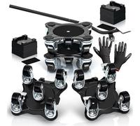 Lot de 10 Outils de Levage de Meubles avec Roues - Outil de Levage de Meubles Robuste avec capacité de Charge de 907,2 kg, Chariot Coulissant Facile pour déplacer des appareils, canapé, Armoire,