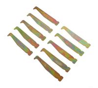 Lot de 10 outils de nettoyage de barre de tronçonneuse robuste pour l'entretien des rails de guidage propres et prolonger la durée de vie de l'équipement