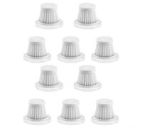 Lot de 10 outils de nettoyage pour aspirateur avec support de remplacement de cartouche filtrante pour la gestion et les particules microscopiques dans les voitures