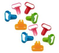 Lot de 10 outils de nouage de ballons multicolores pour fête, Noël, anniversaire, décoration