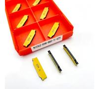 Lot De 10 Outils De Rainurage N123G2 0300 0003 TF 4225 2 Mm 3 Mm 4 Mm, Outil De Tournage En Métal, Outil De Fraisage CNC, Outil De Tour En Carbure De Tungstène N123 G2 Plaquettes de Carbure CNC(N123G2