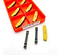 Lot De 10 Outils De Rainurage N123G2 0300 0003 TF 4225 2 Mm 3 Mm 4 Mm, Outil De Tournage En Métal, Outil De Fraisage CNC, Outil De Tour En Carbure De Tungstène N123 G2 Plaquettes de Carbure CNC(N123G2