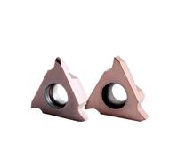 Lot de 10 outils de tournage CNC en carbure, rainurage à rainure peu profonde, GBA43R GBA43L, 1,0 à 4,9 mm, adaptés à l'acier inoxydable(6D*6d*20H*75L)