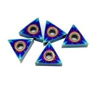 Lot de 10 outils de tournage en carbure cémenté TNMG160404 TNMG160408-MA KT7030, inserts CNC série Nano Blue TNMG16(TNMG160404-MA KT7030)