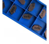 Lot de 10 outils de tournage en carbure SP400 PC9030 pour applications industrielles