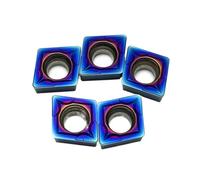 Lot de 10 outils de tournage Nano Blue Tool CCMT09T304 CCMT09T308 KT7030, inserts en carbure, outil de coupe de tour, insert de tournage(CCMT09T304 KT7030)