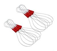 Lot de 10 outils de traction de fil d'électricien avec tête en nylon 24 cm
