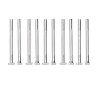 Lot de 10 outils d'impression sur cuir, 2 tailles avec motif papillon, poinçon d'impression sur cuir à haute dureté avec poignée antidérapante