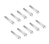 Lot de 10 outils multifonctions en acier inoxydable pour nettoyage facile pour une extraction efficace des poils de volaille et arêtes de poisson en acier inoxydable