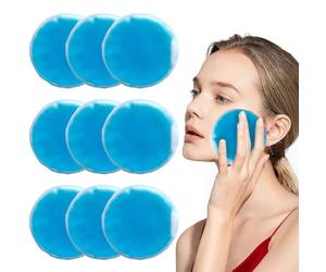 Lot de 10 packs Poche de Glace, Réutilisable de gel pour le chaud et le froid - masque pour les yeux, Poche de Gel Chaud Froid pour Soulager Douleur du Dents de Sagesse, Maux de Tête, Les Blessures