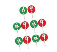 Lot de 10 pagaies de vote pour salle de classe, fournitures pour enseignants, panneaux de salle de classe Oui ou non