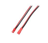 Lot de 10 paires connecteurs JST 20 AWG SYP 2 broches mâles et femelles avec câble en silicone souple cm for bande lumineuse, jouets RC batteries
