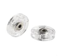 Lot de 10 paires de boutons pression invisibles en plastique transparent pour intégration sans couture des vêtements (40 L = 25 mm)