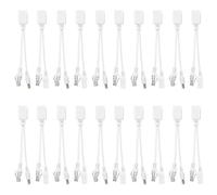 Lot de 10 paires de câbles d'alimentation pour caméra IP PoE RJ45 Adaptateur injecteur + répartiteur DC 12 V