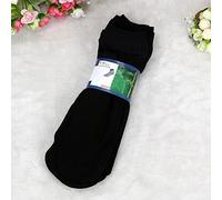 Lot de 10 paires de chaussettes en soie courte ultra fines - Chaussettes élastiques en bambou - Noir - 35 à 38 - Chaussettes thermiques pour femme - Chaussettes douillettes - Chaussettes de sommeil