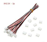 Lot de 10 paires de connecteurs de câble JST XH 2 54 mm mâle femelle avec prises et fils à 23 broches pour projets électroniques (3 broches)