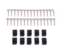 Lot de 10 paires de connecteurs servo résistants à la chaleur Femelle/Mâle Extension de Remplacement pour Quadcopter Accessoires Quick Release