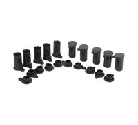 Lot de 10 paires de connecteurs solaires PV pour étanchéité de câble et protection de l'environnement IP67 pour utilisation photovoltaïque (noir)