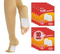 Lot de 10 paires de coussinets chauffants pour orteils avec dos adhésif - Chauffe-bottes - Longue durée de vie, sûr, naturel, sans odeur, activé par l'air, jusqu'à 8 heures de chaleur
