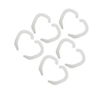 Lot de 10 paires de coussinets d'oreille en saillie pour nouveau-né - Blanc - Utilisation invisible pour outil - Patch externe - Correcteur discret - Patchs à clip - Auricule infantile