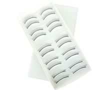 Lot de 10 paires de faux cils faits à la main pour débutants, enseignement des cils, outils d'extension des yeux