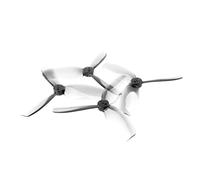 Lot de 10 Paires de Gaines HQProp T90MMX3, compatibles avec Le moyeu en Polycarbonate Gris Cinewhoop (2CW + 2CCW), diamètre 11 mm for Drone FPV(Light Grey)