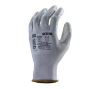 Coverguard Gant Polyester ET PU Gris pour Milieu Sec T8