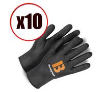 Lot de 10 paires de gants de travail paume en PU Honeywell Deep Trill EN388 EN420 Taille - Taille 7