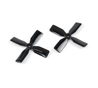 Lot de 10 paires de mini hélices 3030 à 4 lames pour drone RC FPV Quadrirotor Modèle DIY Noir