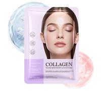 Lot de 10 paires de patchs au collagène pour les yeux contre les cernes et les poches - Masque pour les yeux avec bio-collagène, complexe peptidique et vitamine C pour peaux sensibles (D)