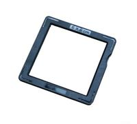 Lot de 10 paires de supports négatifs en plastique ABS pour rangement d'archives Noir et blanc 15,2 x 15,2 cm