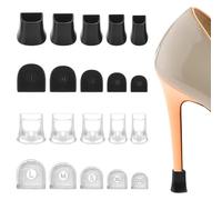 Lot de 10 paires de talonnettes antidérapantes pour talons hauts - Protection de talon pour chaussures - Idéales pour les mariages, les chemins de gravier, les zones humides et les événements en plein