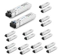 Lot de 10 paires d'émetteurs-récepteurs SMF 10GBASE-BiDi SFP+ SMF, module 10 Go, compatible avec Cisco SFP-10G-BX60U/SFP-10G-BX60D 1270nm/1330nm-TX/1330nm/1270nm-RX 60km DDM LC, jusqu'à 60km