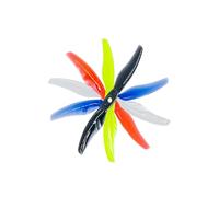 Lot de 10 Paires d'hélices flottantes Gemfan 5135 à 2 pales, compatibles avec Les Moteurs 2206-2407, FPV Racing Freestyle, Drones 5 Pouces et Avions RC(Clear Blue)