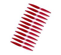 Lot de 10 Paires d'hélices Gemfan Flash 6042 6 Pouces à 2 pales, compatibles avec Le Moteur sans balais 24xx for quadricoptère de Course FPV(Red)