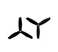Lot de 10 Paires d'hélices Gemfan Hulkie 5055S-3 5 Pouces, 3 pales, Moteur sans balais 2205, Compatible avec Le kit de Cadre de Course FPV 5 Pouces(Black)