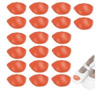 Lot de 10 paires d'inserts de rembourrage d'orteils, coussinets d'orteils réglables, rembourrage de chaussures en mousse PU souple, rembourrage pour bottes, talons hauts, chaussures en cuir