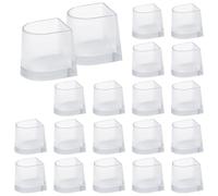 Lot de 10 paires, protège-talons en PVC pour herbe, embouts de talon pour chaussures de pole dance, capuchons de talons hauts transparents antidérapants, pour événements extérieurs et pistes de danse