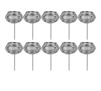 Lot de 10 paniers d'engrais pour bonsaï en acier inoxydable résistant aux intempéries Petit/Grand système professionnel de nutrition des plantes en option