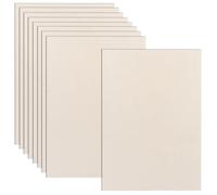 Lot de 10 panneaux contreplaqués A3 de 4 mm - Contreplaqué de bouleau - 420 x 300 (+/- 0,5) mm - Couteau fin - Couteau parfait pour scie à feuilles, peinture au feu, découpe laser, routeur CNC, ajouré