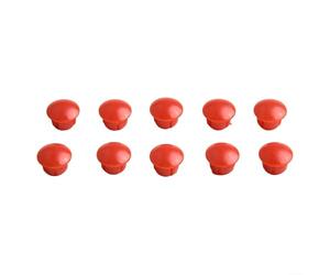 Lot de 10 panneaux de poignée d'eau chaude et froide pour robinets, couvercles en plastique adaptés pour trous de 6 à 7 mm de diamètre, aide à éviter les brûlures par marquage clair