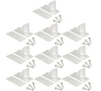 Lot de 10 panneaux de protection contre la neige transparents pour empêcher la neige de glisser sur les toits métalliques avec patins et vis sécurisés, résistants aux intempéries pour une sécurité