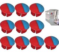 Lot de 10 panneaux de robinet chaud/froid - Indicateur de température de robinet - Boutons chaud/froid pour cuisine et salle de bain