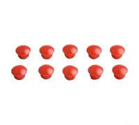 Lot de 10 panneaux d'eau chaude et froide pour couvercles de poignée, marqueurs en plastique compatibles avec les robinets ayant un trou de 6 à 7 mm de diamètre pour distinguer la température de l'eau