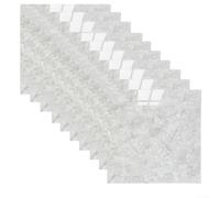 Lot de 10 panneaux muraux autocollants imperméables XPE pour décoration de salle de bain en marbre gris - 30 x 30 cm